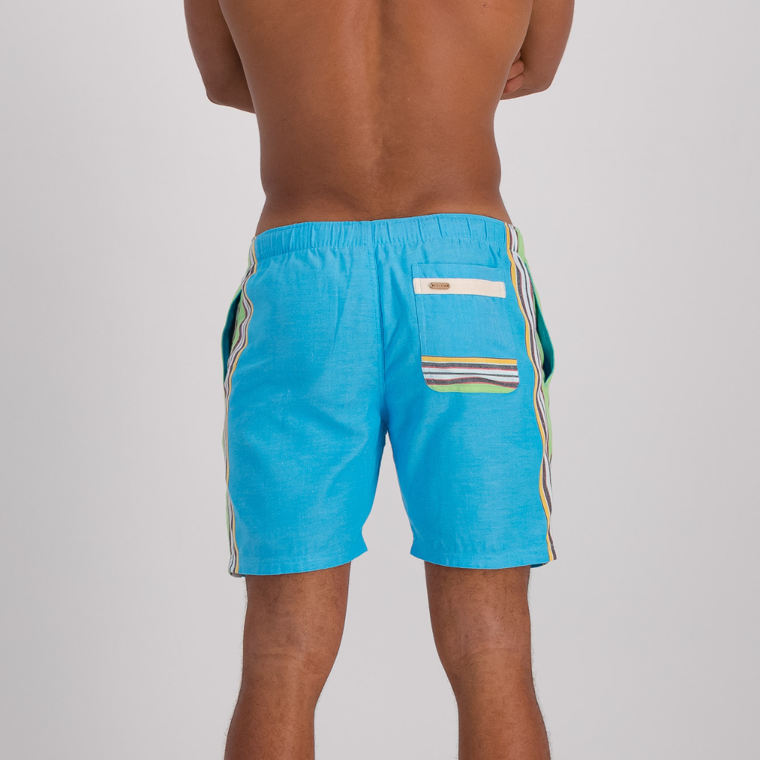 Regular Fit Shorts - Earthy Blue