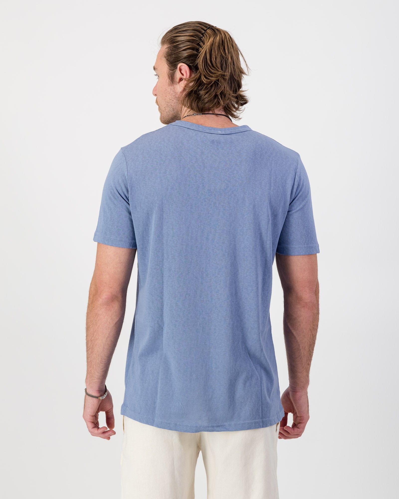 Cool Touch Cotton T-Shirt - Denim