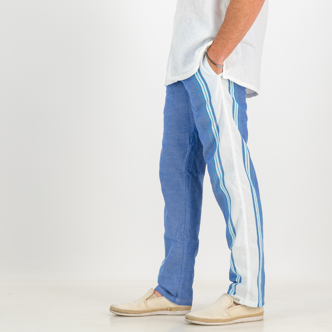 Regular Fit Trousers - Royal Blue