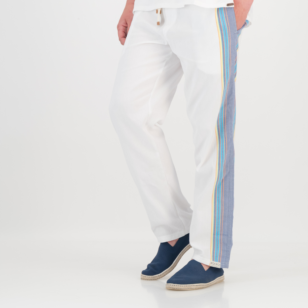 Regular  Fit Trousers - Ocean Breeze