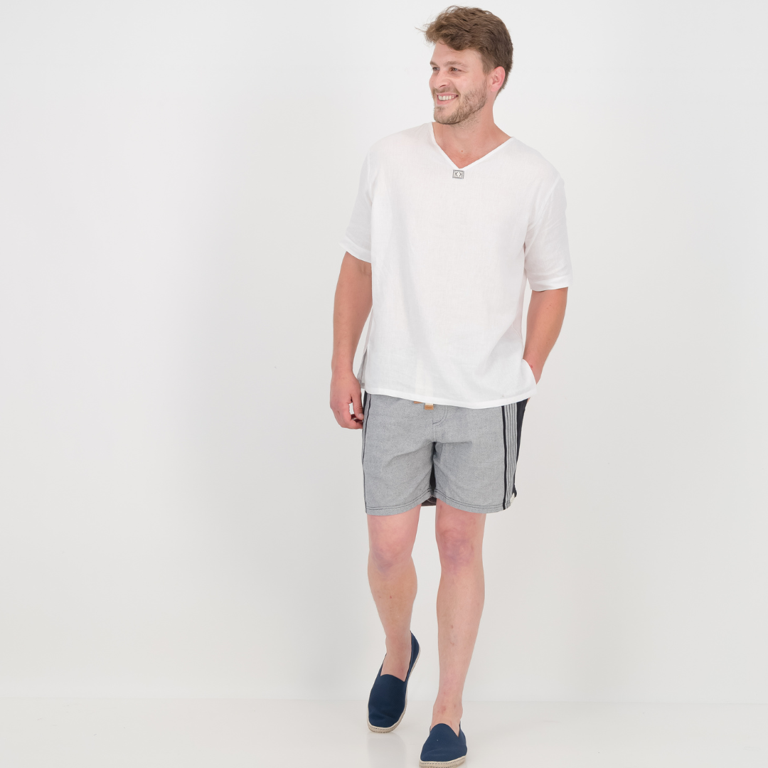 Regular Fit Shorts - Grey & Black