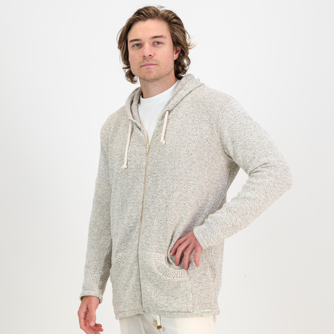 Men's Coastal Knitted Pocket Hoodie
