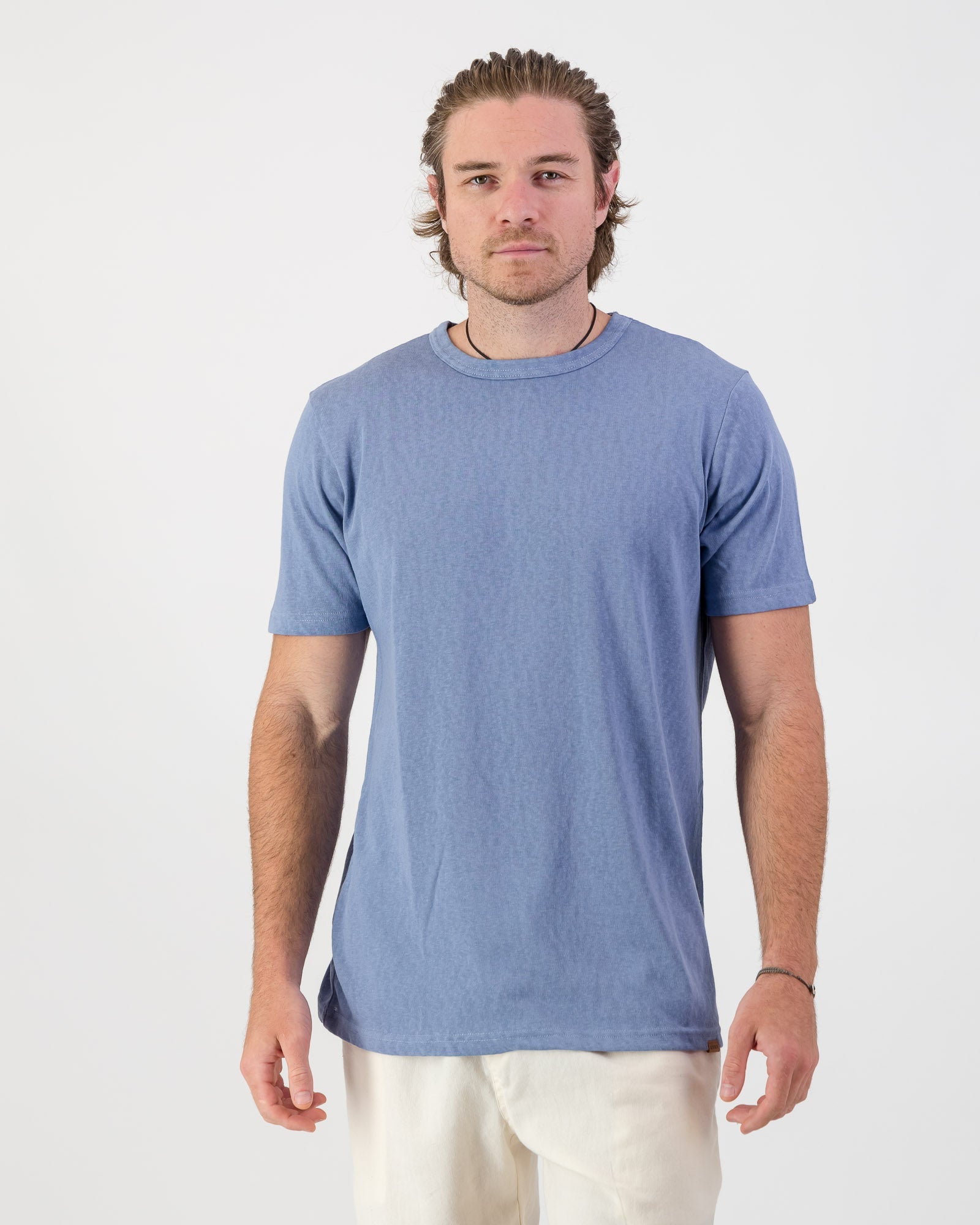 Cool Touch Cotton T-Shirt - Denim