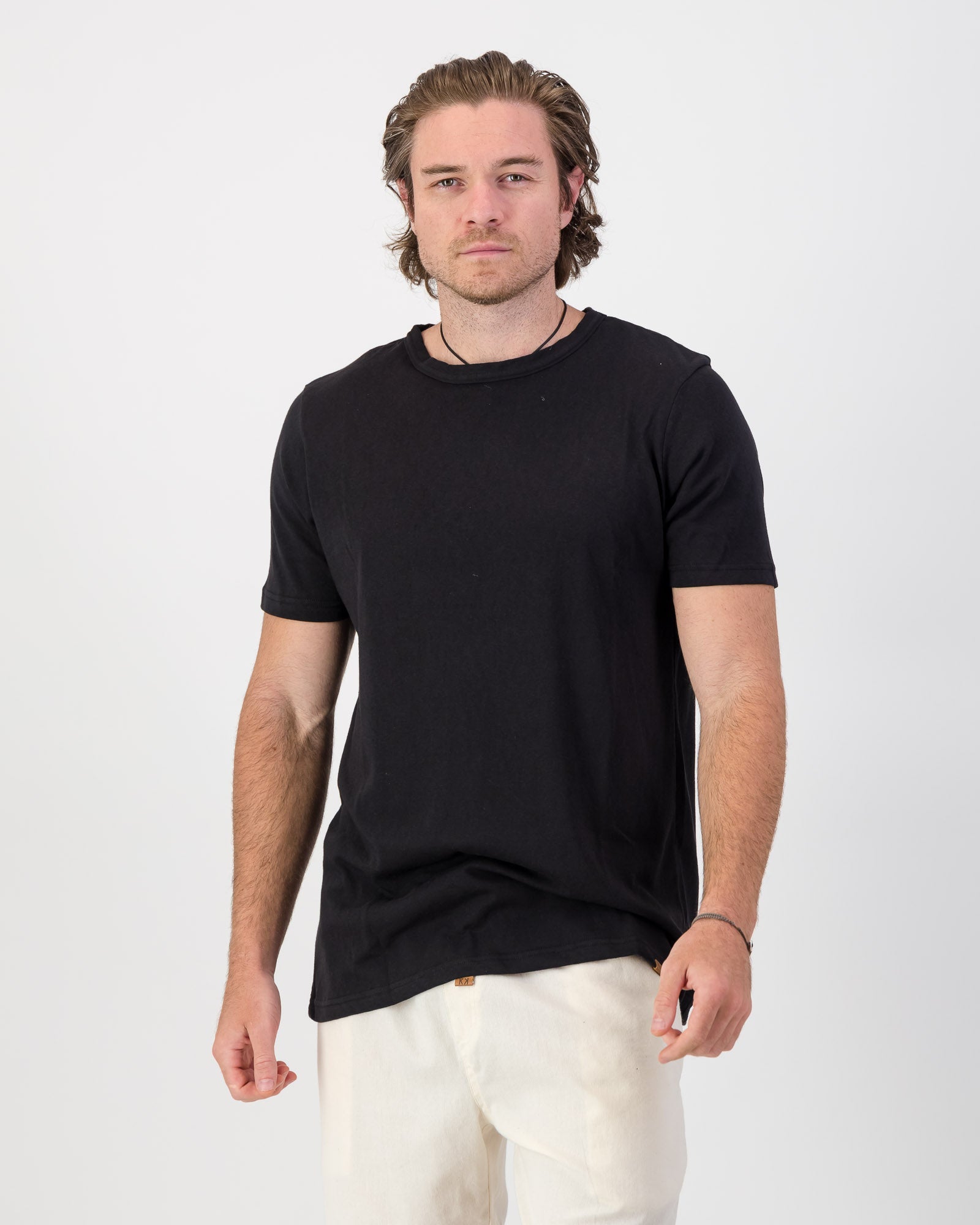 Cool Touch Cotton T-Shirt - Black