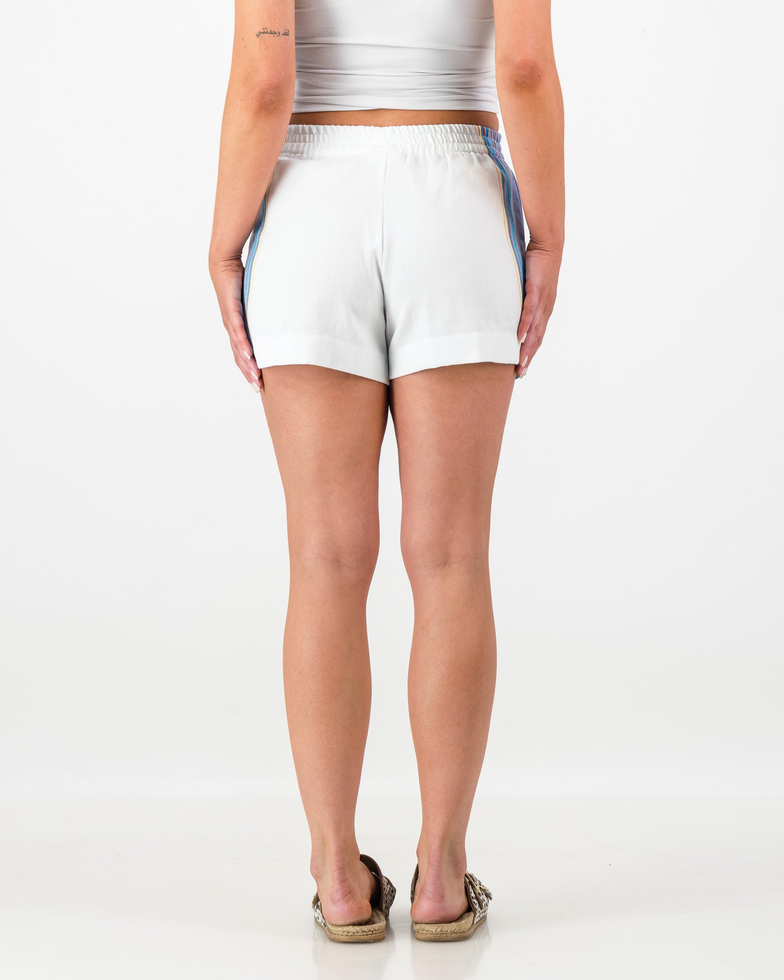 Women's Summer Kikoy Shorts - Ocean Breaze